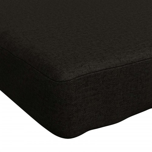 2-delt bænkepude VUGHT 2 stk i sort 100% polyester