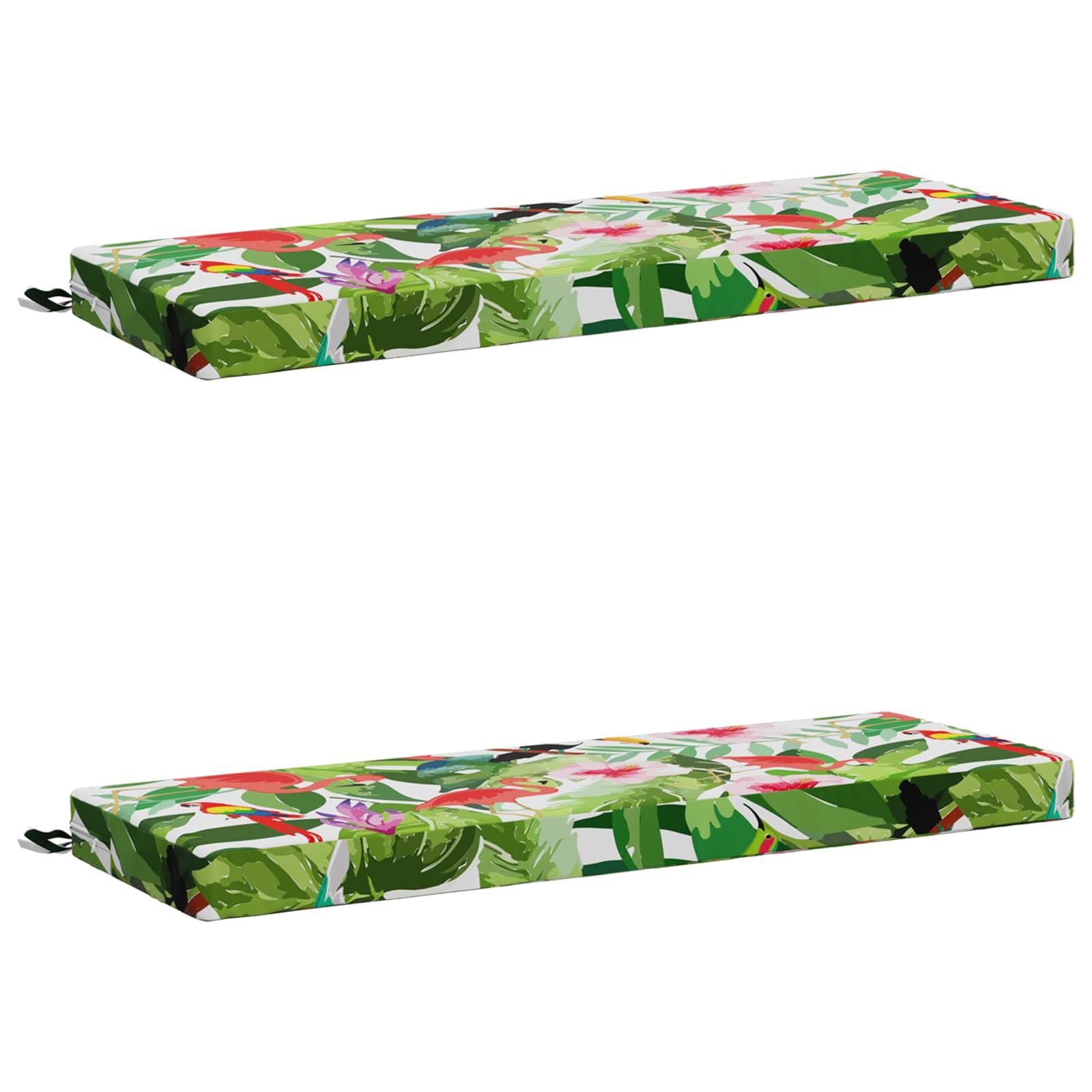 2-delt bænkepude SOEST 2 stk. 100% polyester flerfarvet
