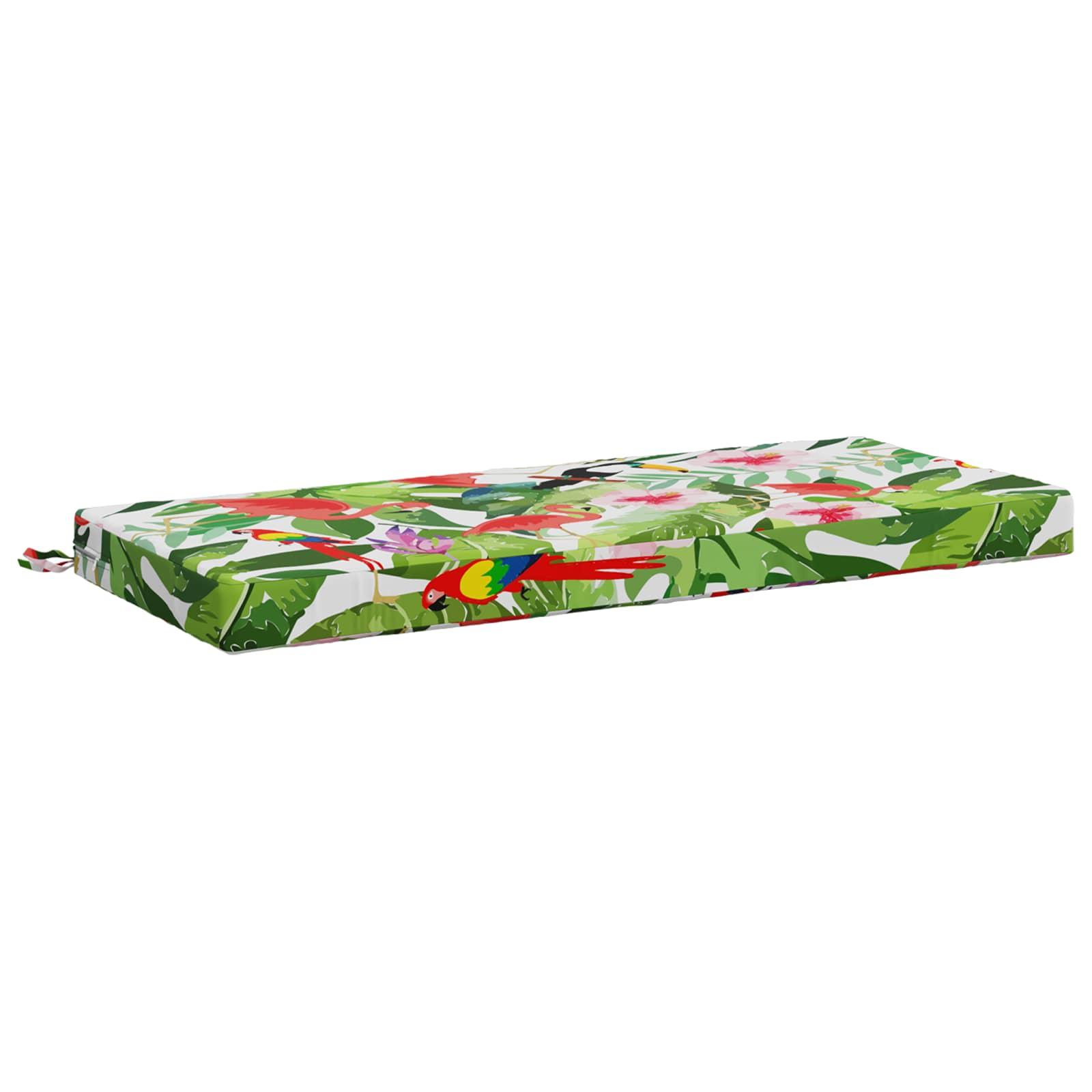 Bænkpude SOEST 110 x 50 x 8 cm i 100% polyester - flerfarvet