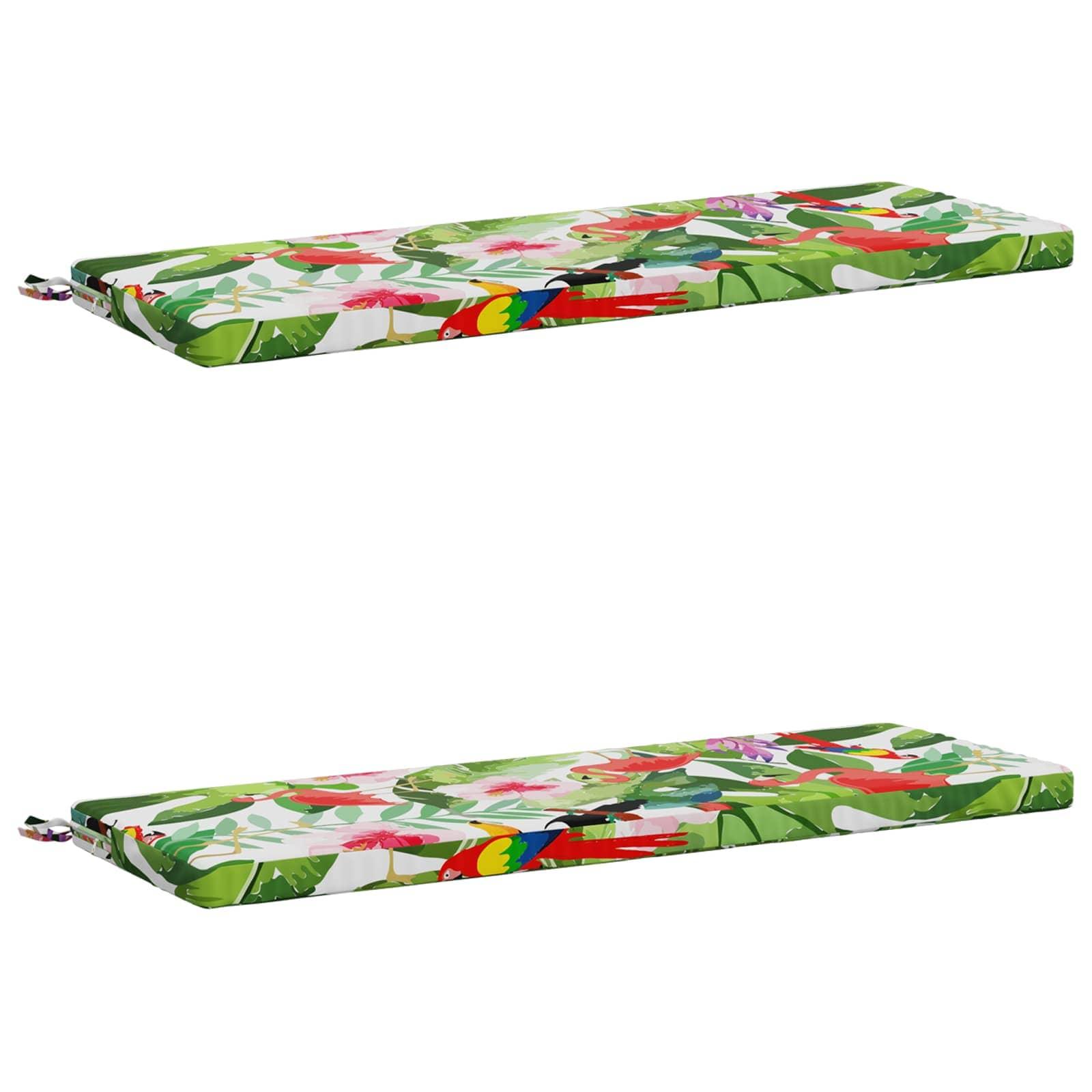2-delt bænkepude SOEST 2 stk. i 100% polyester - flerfarvet
