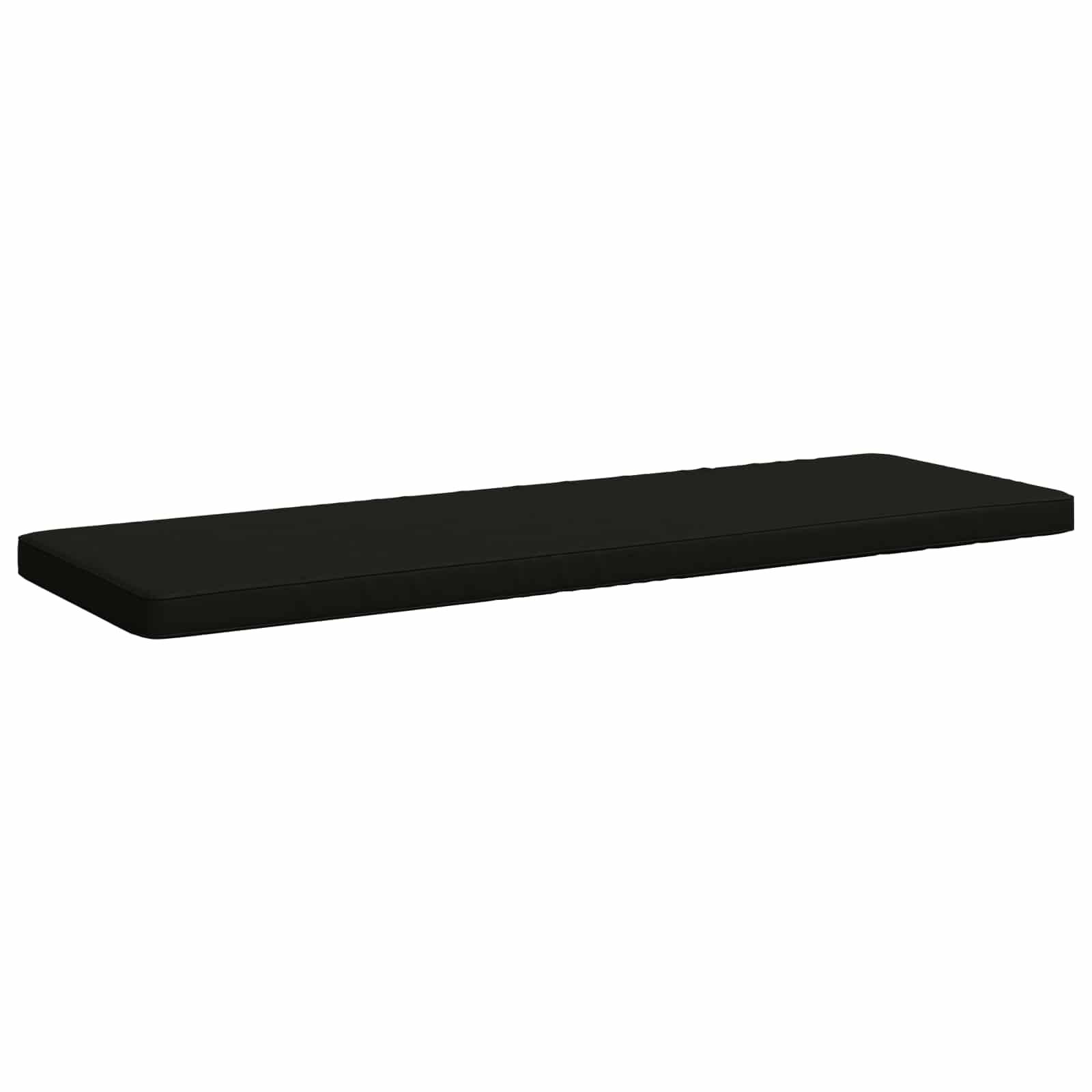 Bænkepude VUGHT 100% polyester sort 150 x 50 x 5 cm
