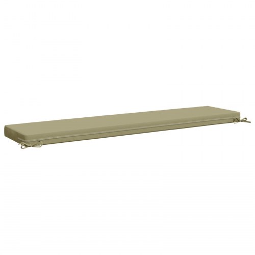Bænkpude SOEST i 100% polyester lys grøn 170 x 40 x 8 cm
