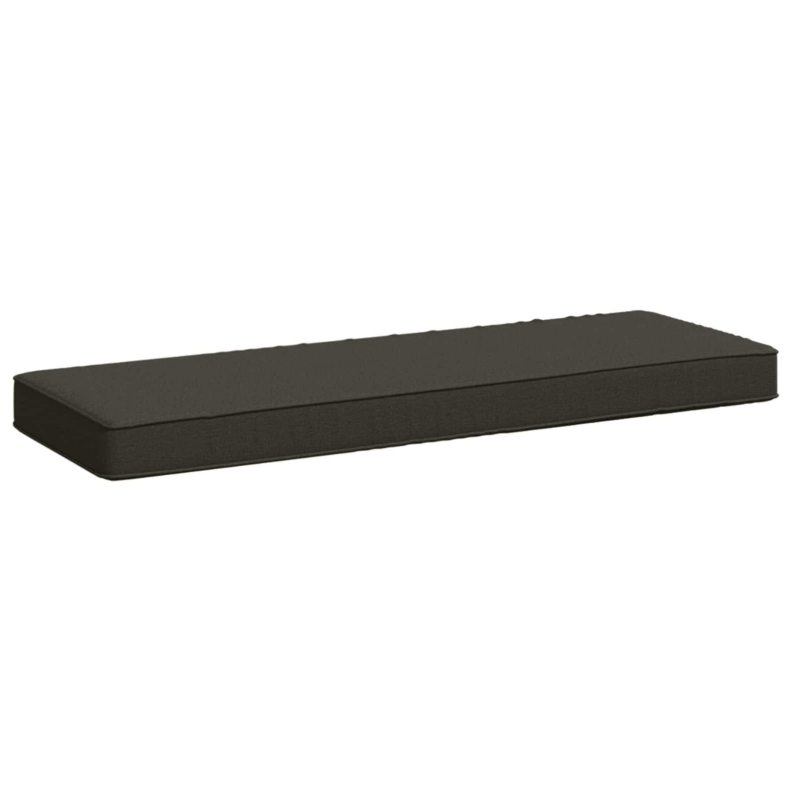 Bænkepude VUGHT antracit 60 x 30 x 5 cm i 100% polyester
