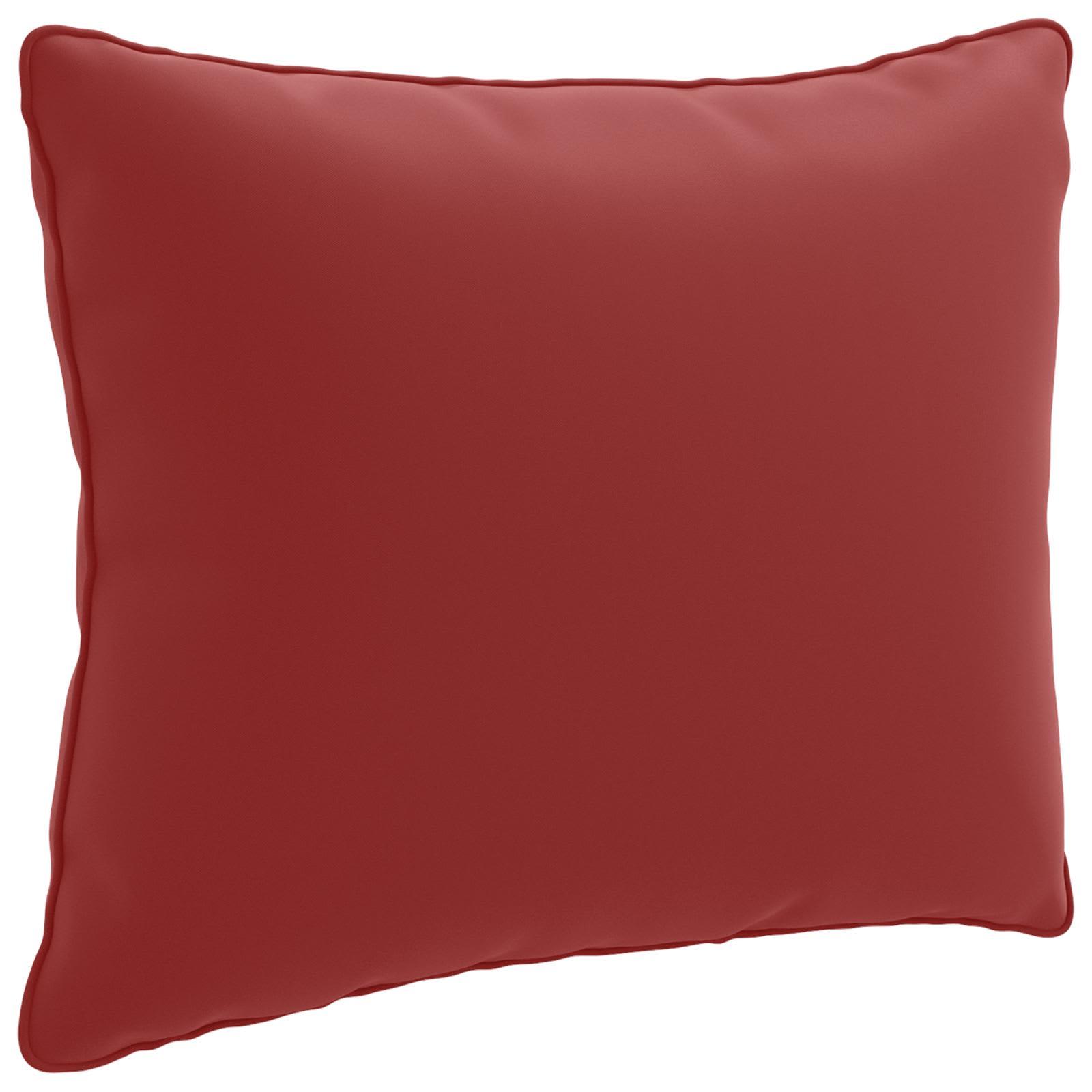 Rygpude PUTTEN vinrød 60 x 40 x 15 cm i polyester