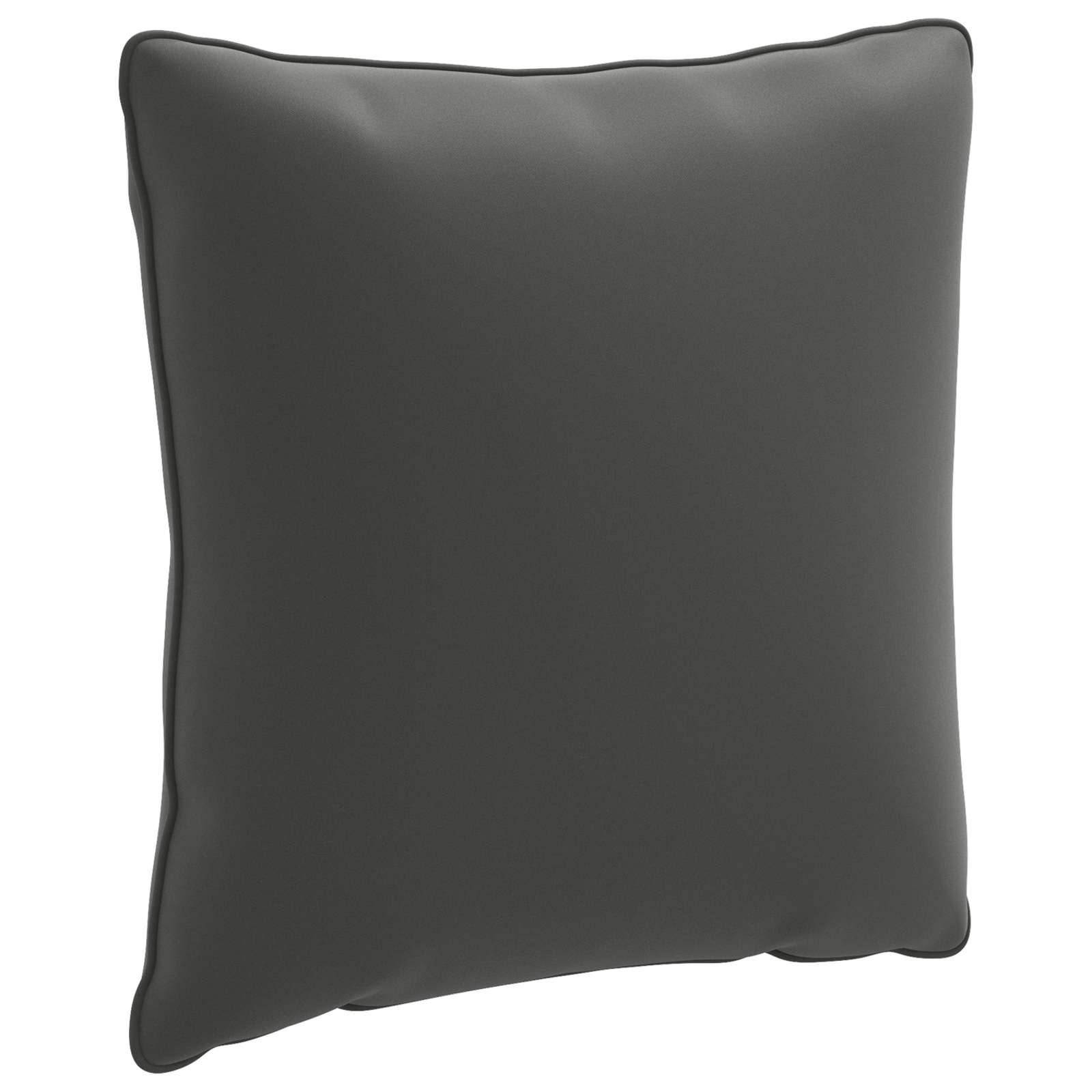 Rygpude PUTTEN i 100% polyester til stol og havemøbler - antracit 40 x 40 x 15 cm