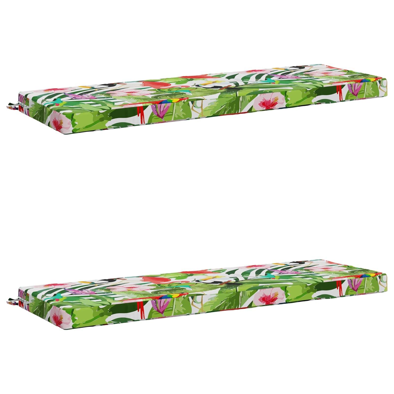 2-delt bænkepude SOEST 2 stk. i 100% polyester - flerfarvet