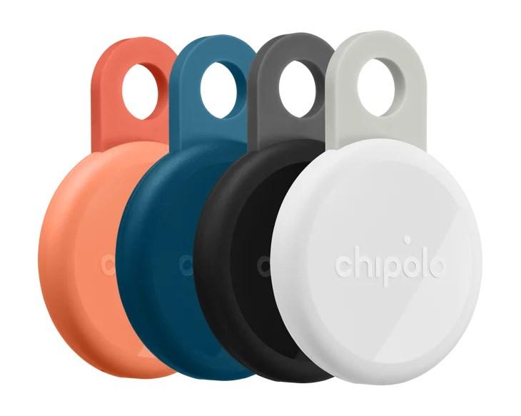 Chipolo LOOP item finder 4-pak - antracit, koral, blå og hvid