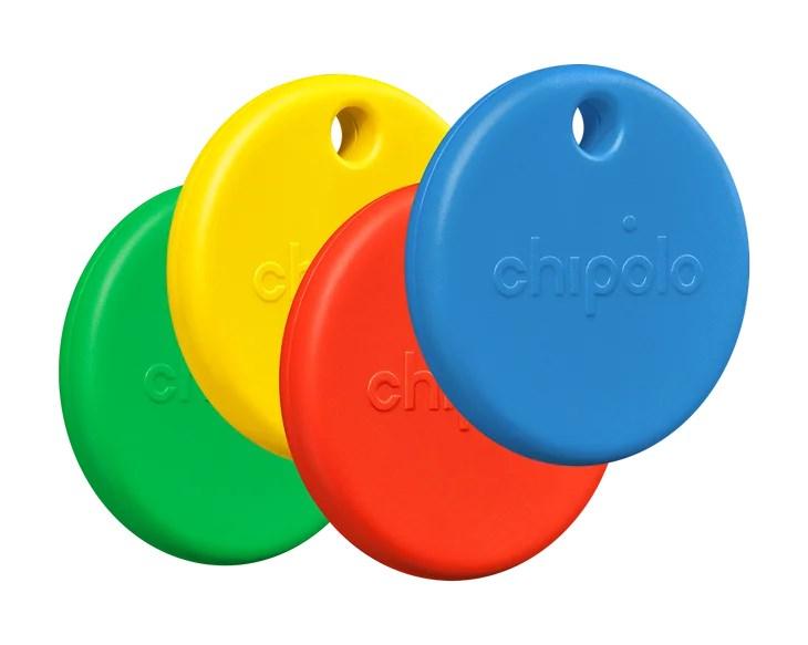 Chipolo POP nøglefinder 4-pak - rød, gul, grøn og blå