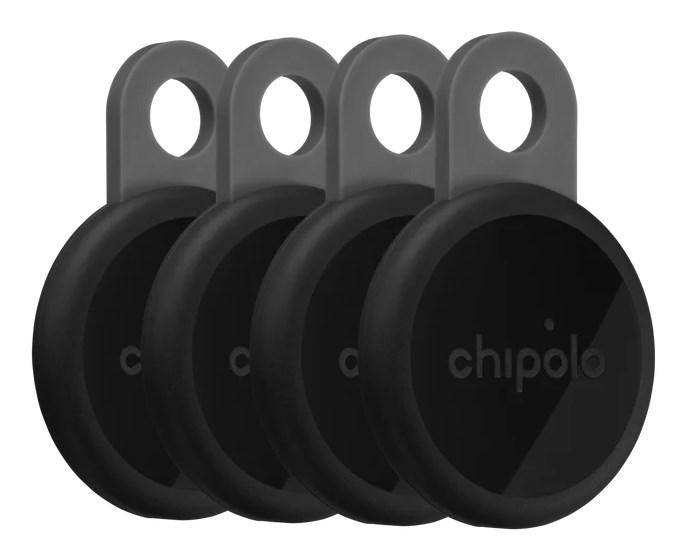 Chipolo LOOP nøglefinder Bluetooth-tracker antracit 4-pak