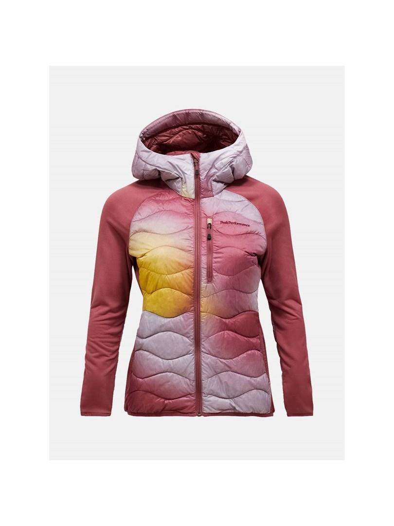Peak Performance Helium AOP Down Hybrid Hood damejakke multicolor str. L