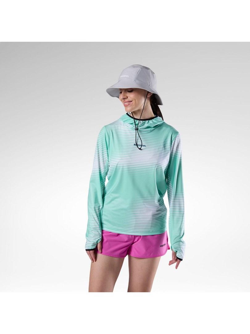 Rossignol W Westweg Sun Hoodie damehoodie grøn str. S