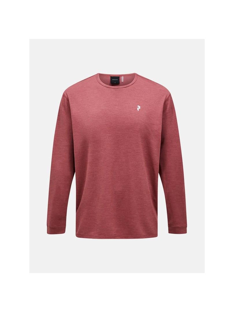 Peak Performance M Trail langærmet T-shirt til herre rød L