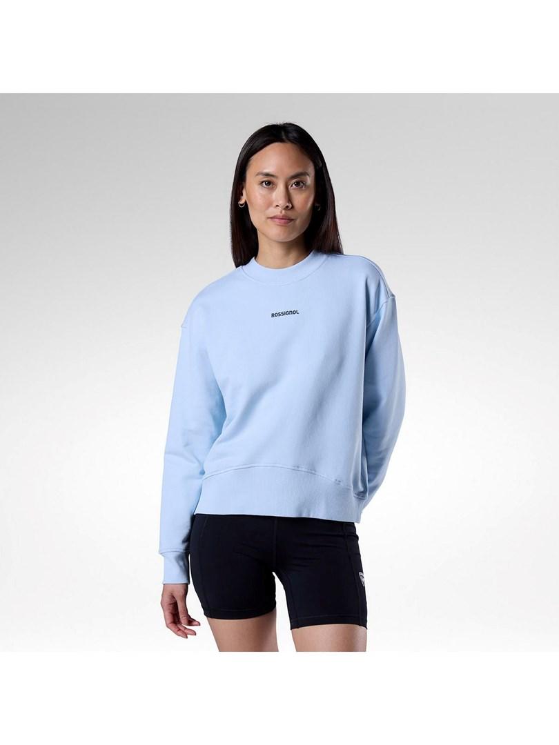 Rossignol W Logo Cn damesweatshirt blå str. L