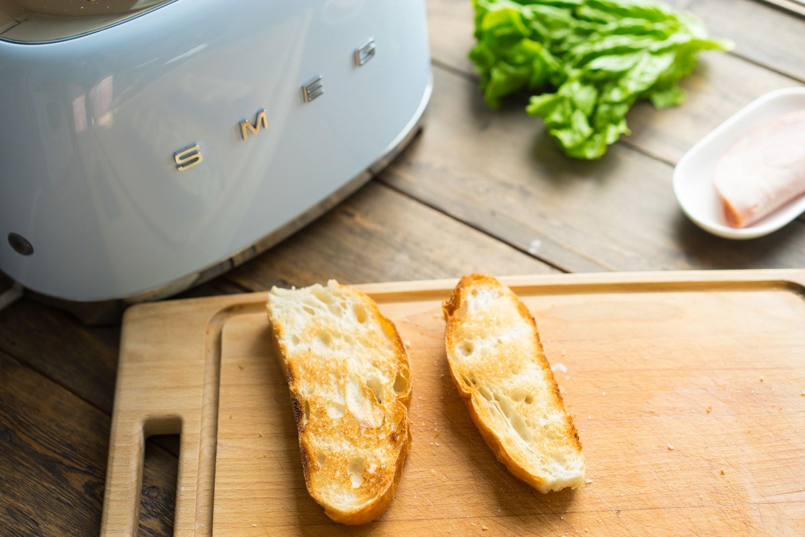 SMEG TSF01PBEU 50'er Style brødrister 2 skiver pastelblå