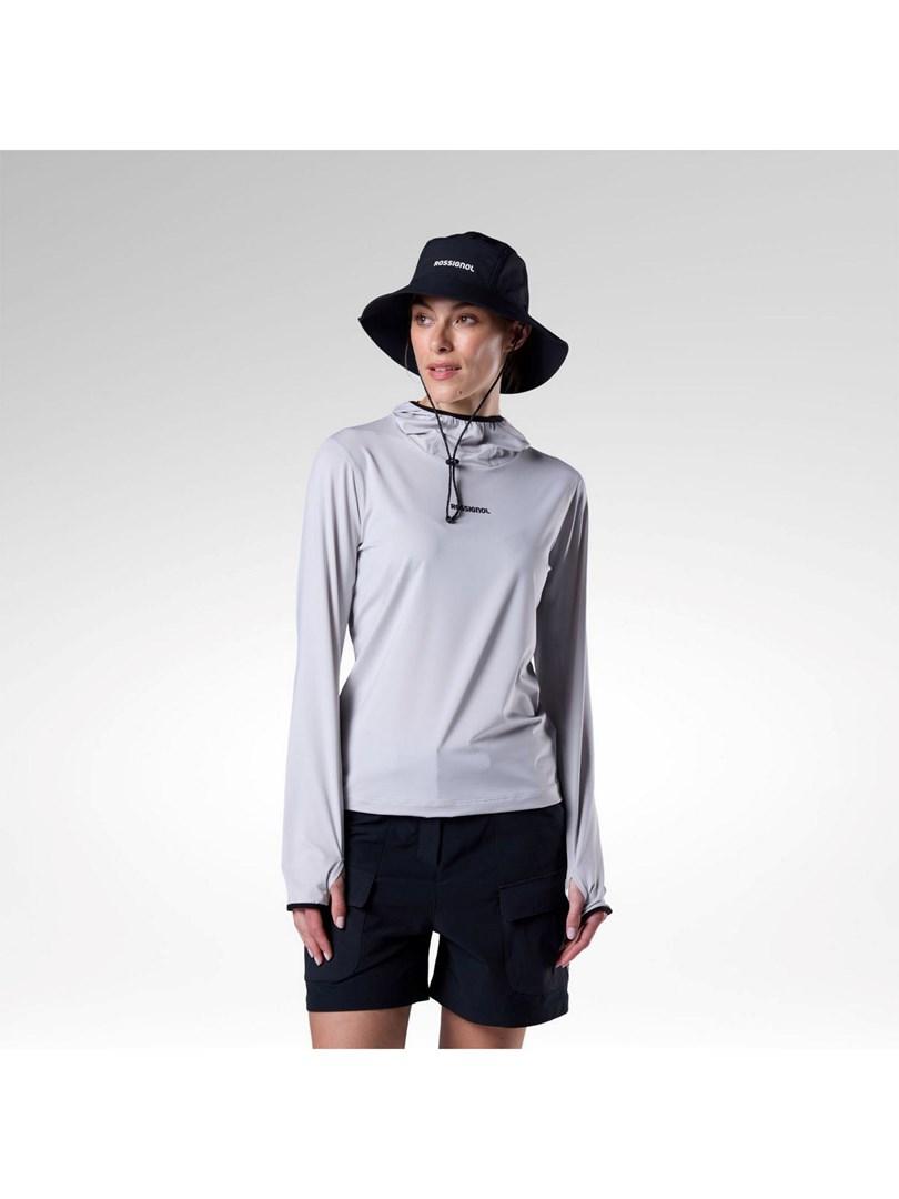 Rossignol W Westweg Sun Hoodie damehoodie grå str. L
