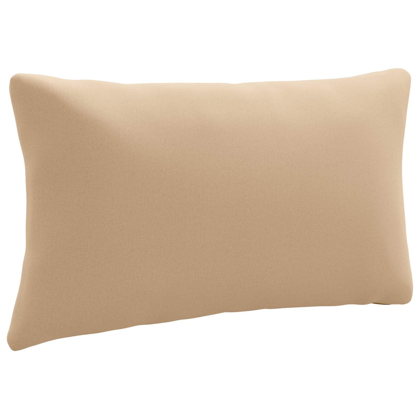 Rygpude PUTTEN i 100% polyester sandfarvet