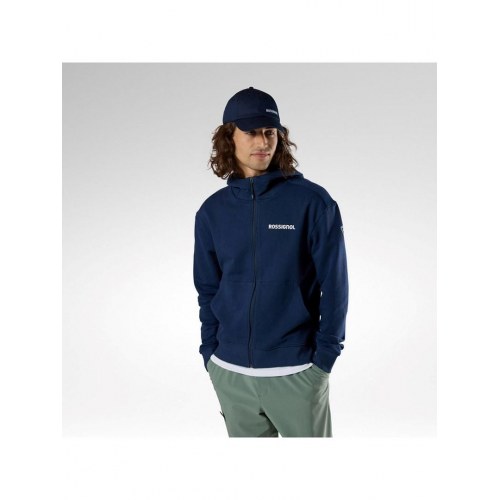 Rossignol M Logo hoodie med lynlås navy str. L