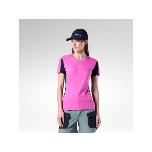 Rossignol W Hiking Tee dame T-shirt pink XS