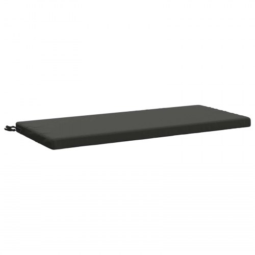 Bænkpude SOEST i 100% polyester antracit 110 x 50 x 5 cm