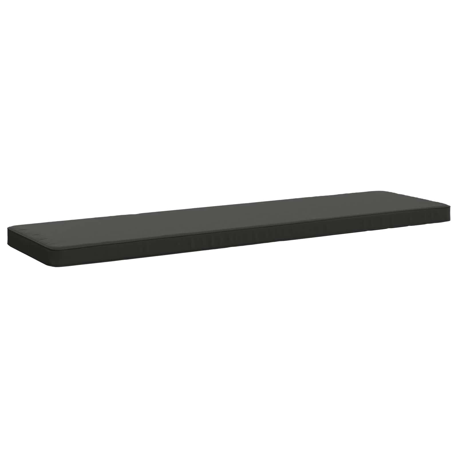 Bænkepude VUGHT antracit 160 x 40 x 5 cm i 100% polyester