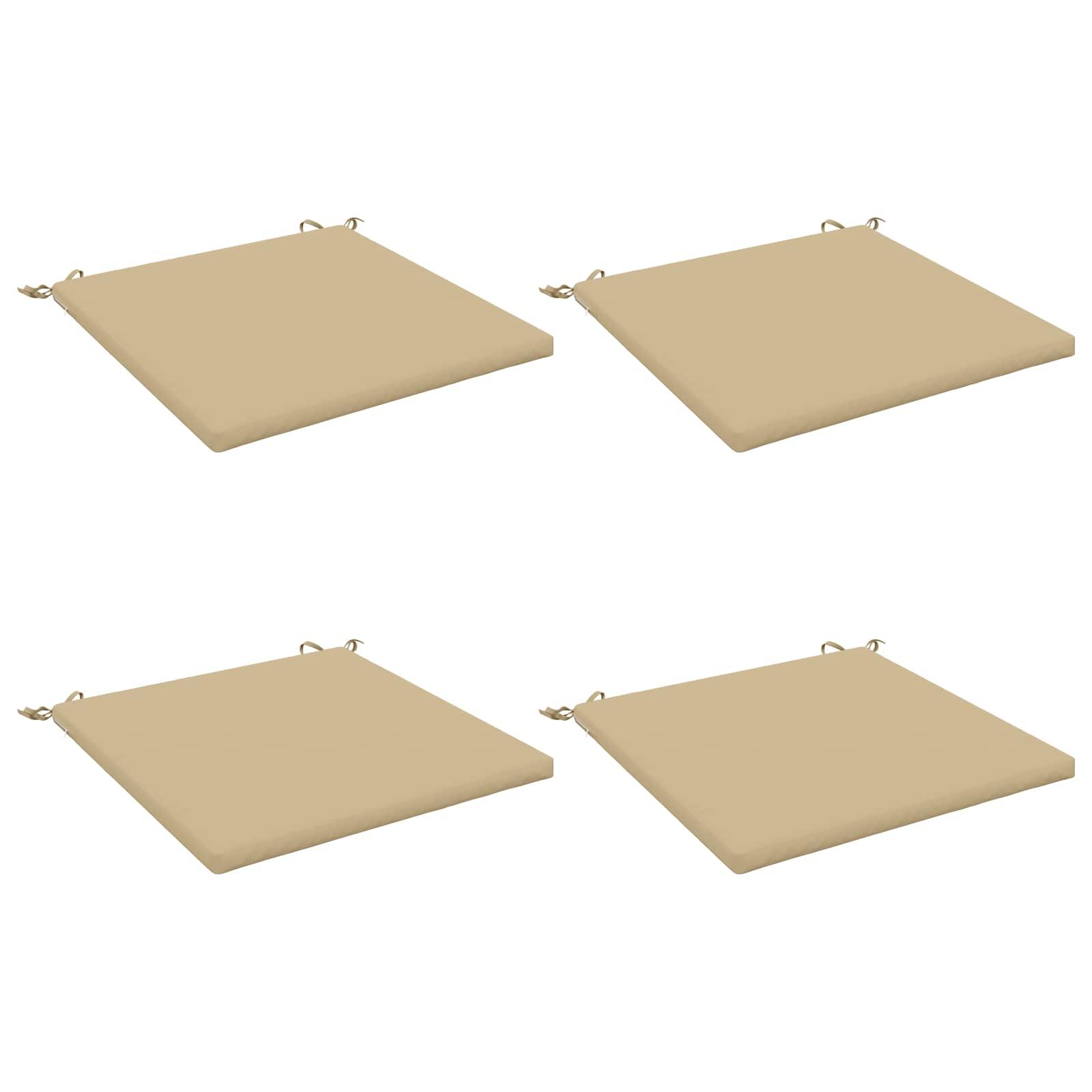 Sædepuder SOEST 4 stk. i 100% polyester beige