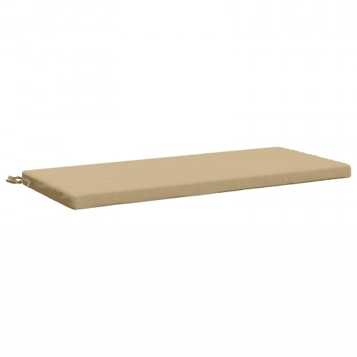 Bænkpude SOEST beige 110 x 50 x 5 cm i 100% polyester