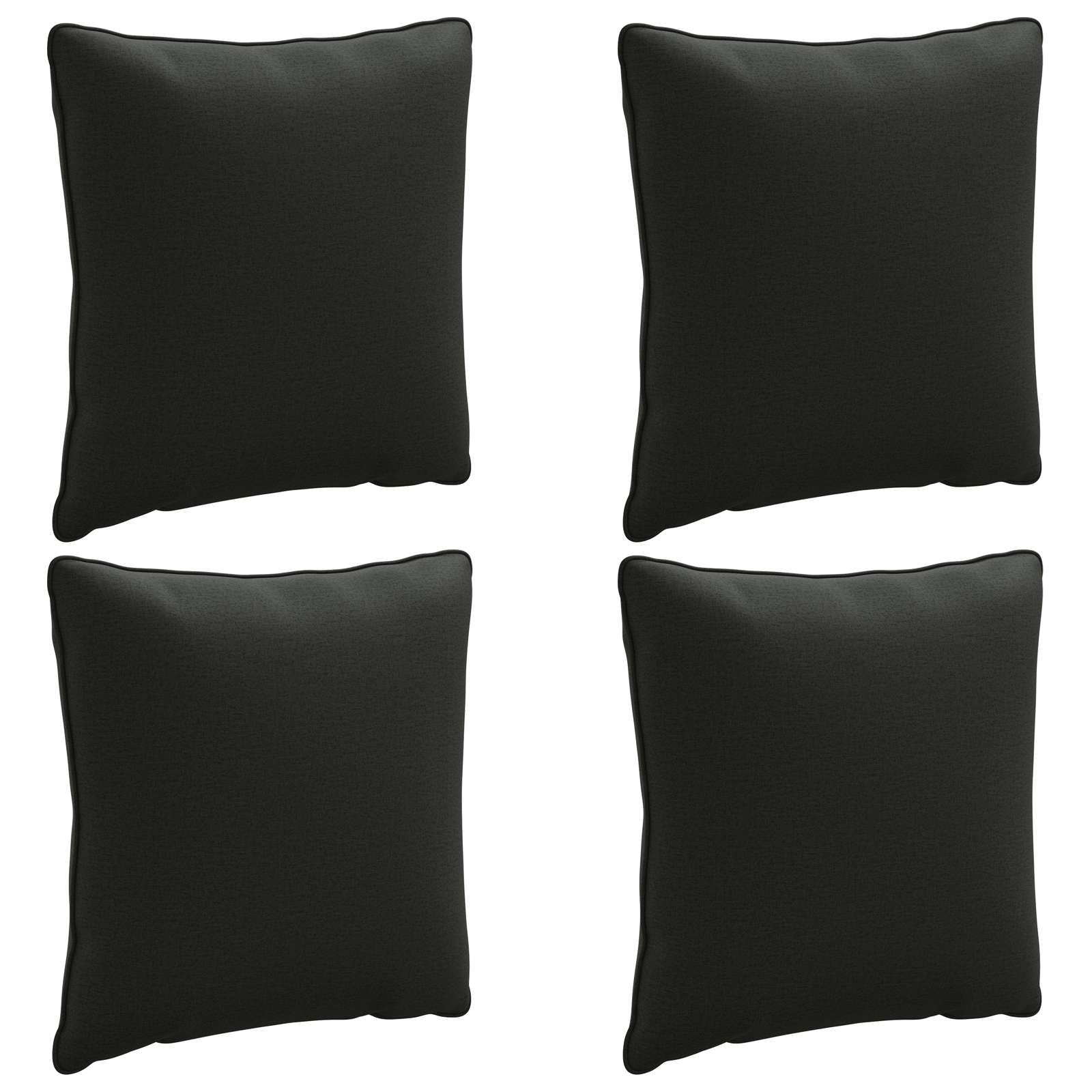 Rygpuder PUTTEN 4 stk sort 100% polyester
