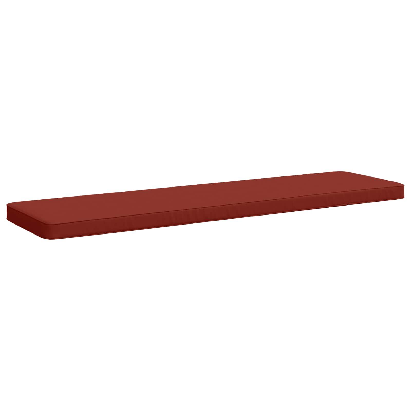 Bænkepude VUGHT rød 160 x 40 x 5 cm i 100% polyester