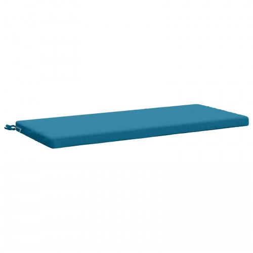 Bænkpude SOEST i 100% polyester lyseblå 110 x 50 x 5 cm