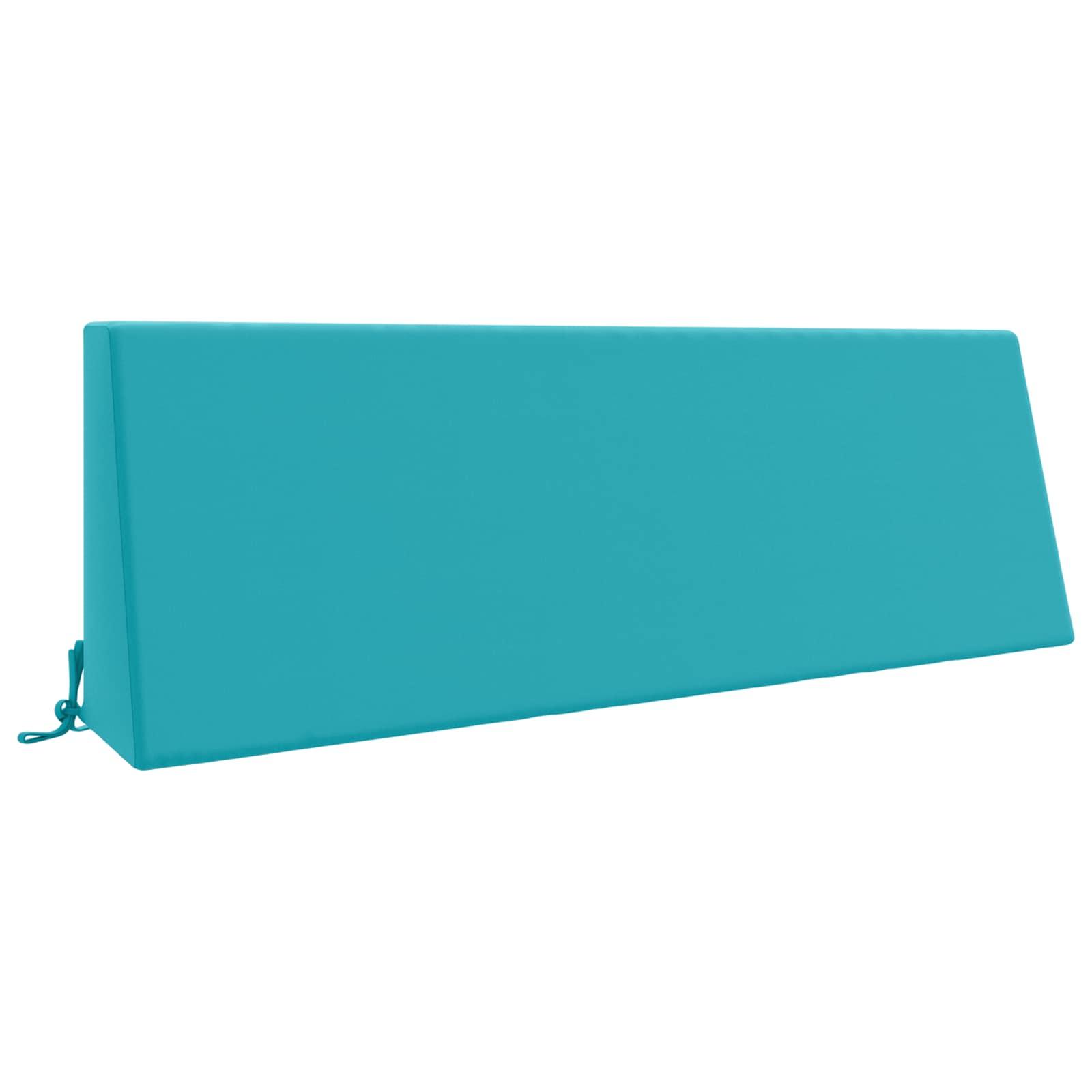 Ryghynde SOEST i polyester til pallemøbler 120 x 20 x 40 cm - turkis
