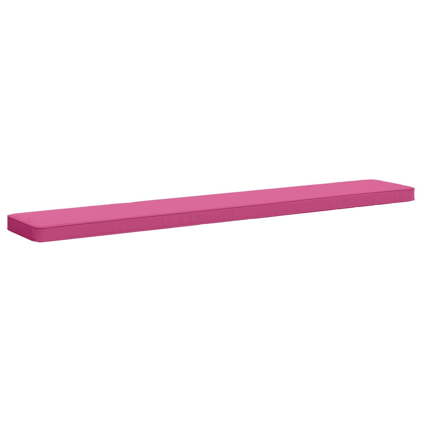 Bænkepude VUGHT lyserød 170 x 30 x 5 cm