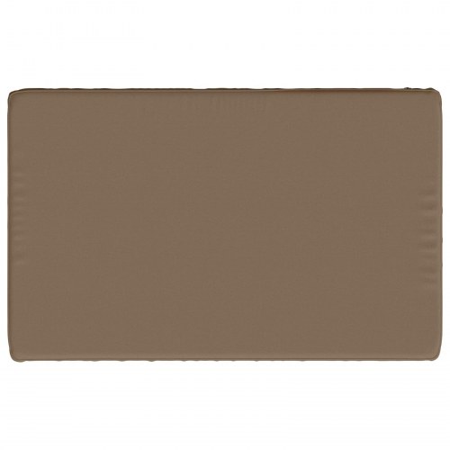 Bænkepude VUGHT i 100% polyester gråbrun 60 x 50 x 5 cm