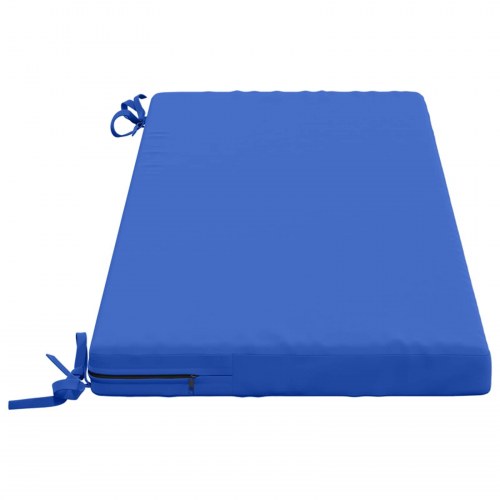 Bænkpude SOEST i 100% polyester, kongelig blå 110 x 40 x 5 cm