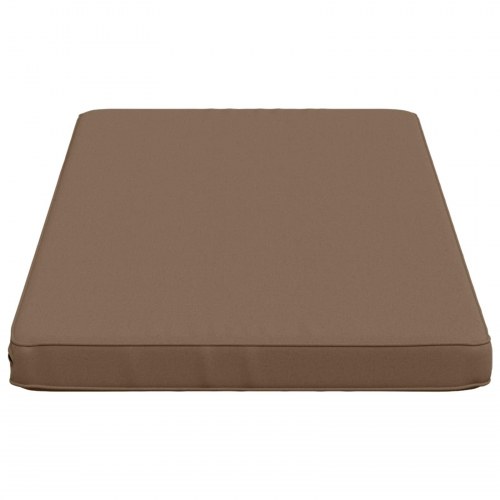 Bænkepude VUGHT i 100% polyester gråbrun 120 x 50 x 5 cm