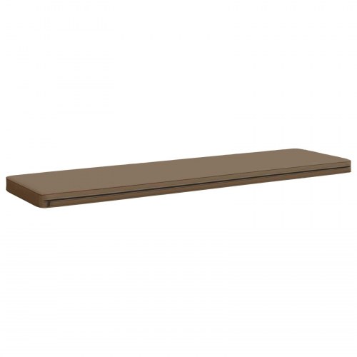Bænkepude VUGHT i 100% polyester gråbrun 150 x 40 x 5 cm