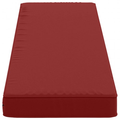 Bænkepude VUGHT i 100% polyester, vinrød 100 x 30 x 5 cm