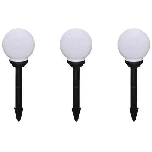 Udendørslamper 6 stk. LED 20 cm med jordspyd