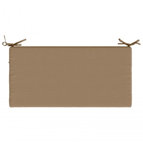 Bænkpude SOEST gråbrun 80 x 40 x 5 cm i 100% polyester