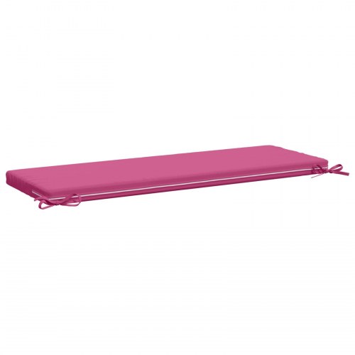 Bænkpude SOEST i 100% polyester lyserød 110 x 40 x 5 cm