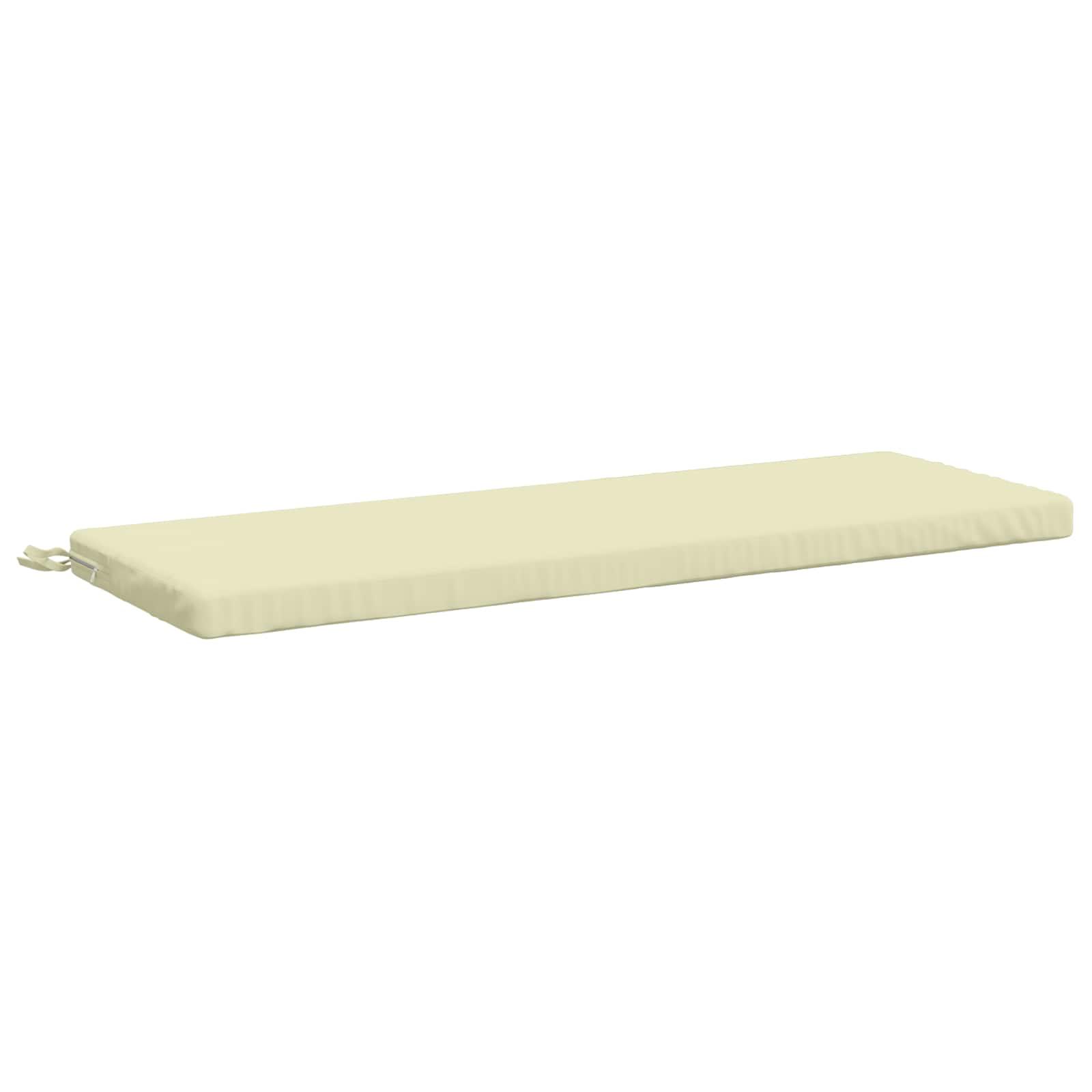 Bænkpude SOEST cremefarvet 100 x 40 x 5 cm