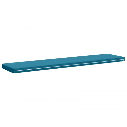 Bænkepude VUGHT lyseblå 180 x 40 x 5 cm i 100% polyester