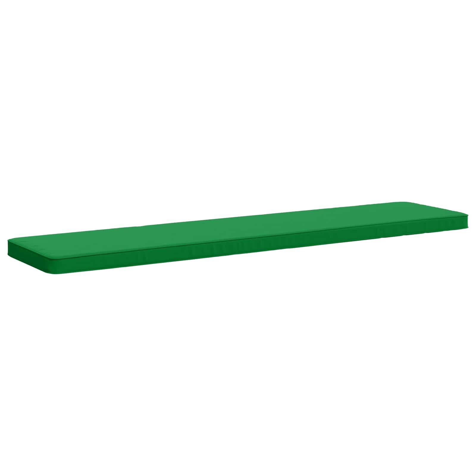 Bænkepude VUGHT grøn 180 x 40 x 5 cm i 100% polyester