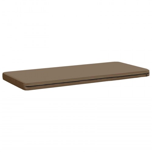 Bænkepude VUGHT i 100% polyester gråbrun 110 x 50 x 5 cm