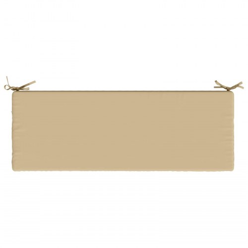 Bænkpude SOEST i polyester beige 100 x 40 x 5 cm