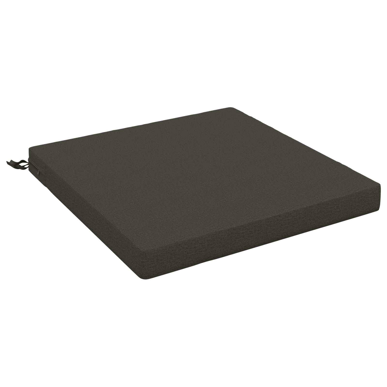 Sædepude SOEST i 100% polyester antracit 60 x 60 x 7 cm