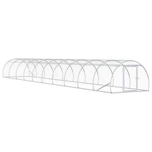Kyllingehus sølv 1.000 x 150 x 100 cm i galvaniseret stål