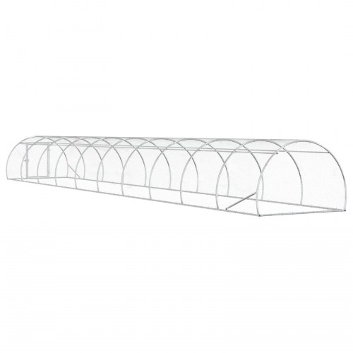 Kyllingehus sølv 1.000 x 150 x 100 cm i galvaniseret stål