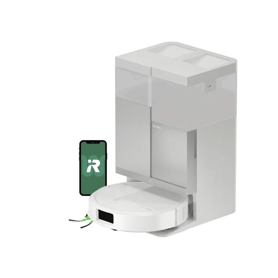 Robotstøvsuger iRobot Roomba Plus 415 Combo - hvid med AutoWash Dock