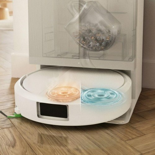Robotstøvsuger iRobot Roomba Plus 415 Combo - hvid med AutoWash Dock