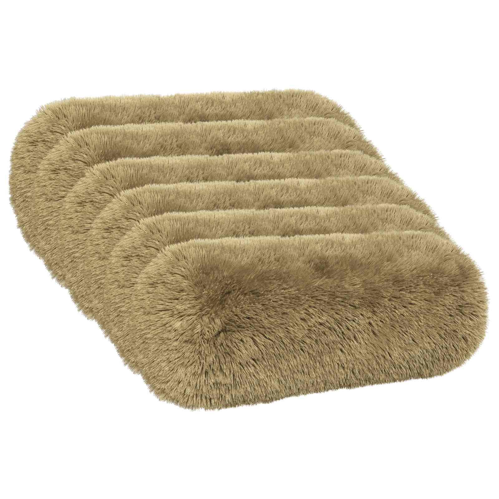 Pyntepuder HEERLEN 6 stk. lysegrå 15 x 40 cm i PV fleece
